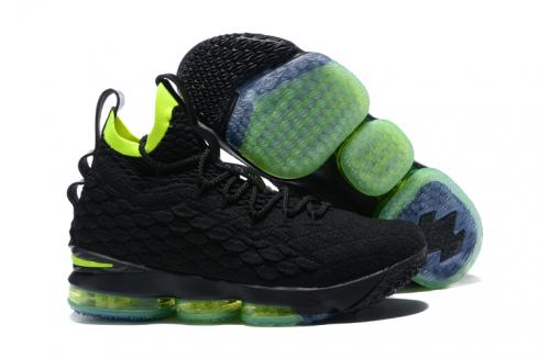 black and green lebrons