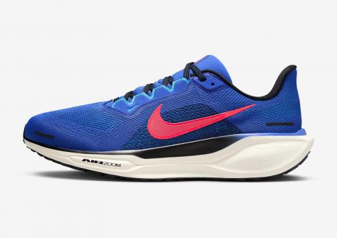 Nike Air Zoom Pegasus 41 Road Extra Wide Astronomy Blue Black Hot Punch FN4932-401