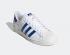 Adidas Superstar Perforated Pack Cloud White Collegiate Royal Gold Metallic FX2724