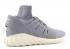 Adidas Tubular Doom Primeknit Medium Solid Grey Core Heather White S74920