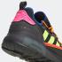 Adidas ZX 2K Boost Core Black Solar Slime Semi Solar Red FY4005