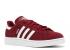 Adidas Campus Core White Footwear Burgundy AQ7970