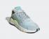 Adidas Nite Jogger Boost White Blue Green Shoes FX7460