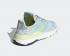 Adidas Nite Jogger Boost White Blue Green Shoes FX7460