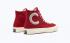 Converse CTAS 70 Hi Enamel Red Wolf Gr Shoes