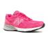 New Balance Womens 990v4 Made In Usa Pink Ribbon Grey W990KM4