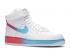 Nike Air Force 1 High 07 Lv8 Blue Ember Glow Fury Black White CJ0525-100