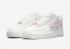 Nike Air Force 1 07 Chenille Swoosh White Pink DQ0826-100