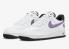 Nike Air Force 1 07 LV8 White Canyon Purple Black DH7440-100