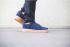 Nike Air Force 1'07 Suede Midnight Navy Deep Blue Gum 749263-400