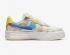 Nike Air Force 1 Fontanka Low Flowers Sail Vivid Sulphur University Blue DV3211-100