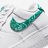 Nike Air Force 1 Low Green Paisley White Shoes DH4406-102