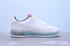 Nike Air Force 1 Low Supreme Max Air White Cerise Paradise Aqua Shoes 316666-111