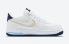 Nike Air Force 1 Low White Canvas White Blue Void Shoes DB3541-100