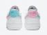 Nike Womens Air Force 1 LXX White Pink Rise Bleached Aqua DC1164-101