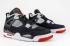 2020 Drake OVO x Air Jordan 4 Splatter Black Cement Grey White Fire Red CU1110 061