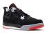 Air Jordan 4 Retro Ps Fire Red Black Grey Cement 308499-089