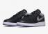 Air Jordan 1 Low GS Houndstooth Black Lilac Metallic Silver White DH0570-015