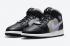 Air Jordan 1 Mid SE GS Houndstooth Black Lilac White Metallic Silver DC7226-015