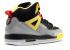 Air Jordan Spiz Ike Gs Black Red Yellow Yl Chilling Tour Silver Metallic 317321-050