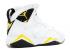 Air Jordan Womens 7 Retro White Varsity Maize Black 313358-172