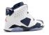 Air Jordan 6 Retro Ps Navy White Varsity Midnight Red 384666-130