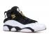 Air Jordan 6 Rings Gg Brown Medium Gold Gum Metallic Black White 323399-100