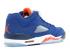 Air Jordan 5 Retro Low Gs Knicks Royal Blue Navy Midnight Tm W Orange Dp 314338-417