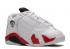 Air Jordan 14 Retro Td 2019 Candy Cane Metallic Black Varsity White Silver Red 312093-100