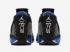 Supreme x Air Jordan 14 Black Varsity Royal Chrome BV7630-004