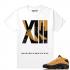 Match Air Jordan 13 Chutney Rare Air 13 White T shirt