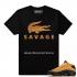 Match Air Jordan 13 Chutney Savage Black T shirt