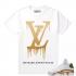 Match Air Jordan 13 DMP LV Drip White T shirt