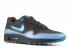 Air Max 1 HYP Prm Blue Mdm Midnight Grey Fog Glow 454745-002