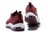 Nike Air Max 97 Running Men Shoes Wine Red White