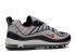 Nike Air Max 98 Light Ember Graphite Black White Glow CK0850-100