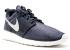 Nike Rosherun Suede Summit Silver White Obsidian Volt Metallic 685280-417