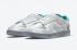 Nike SB Dunk Low Ice White Metallic Silver Blue DO2326-001