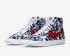 Nike SB Blazer Mid 77 Vintage Blue Tie Dye University Red White CZ7874-600