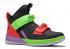 Nike Lebron Soldier 13 Thunder Grey Electric Bright Green Crimson AR4225-002