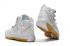 Nike Zoom Lebron III 3 Retro West Coast White Metallic Gold Basketball Shoes 312147-114