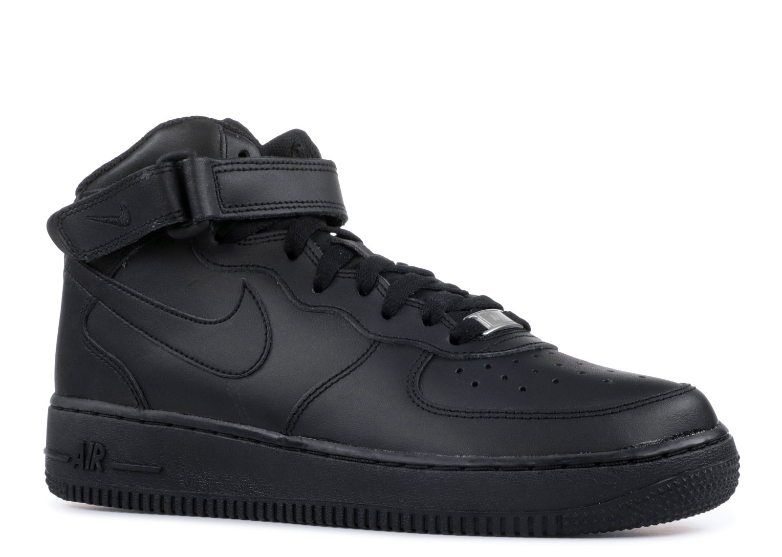 Nike Air Force 1 Mid GS Big Kids Sneakers Black 314195-004 - Sepsale