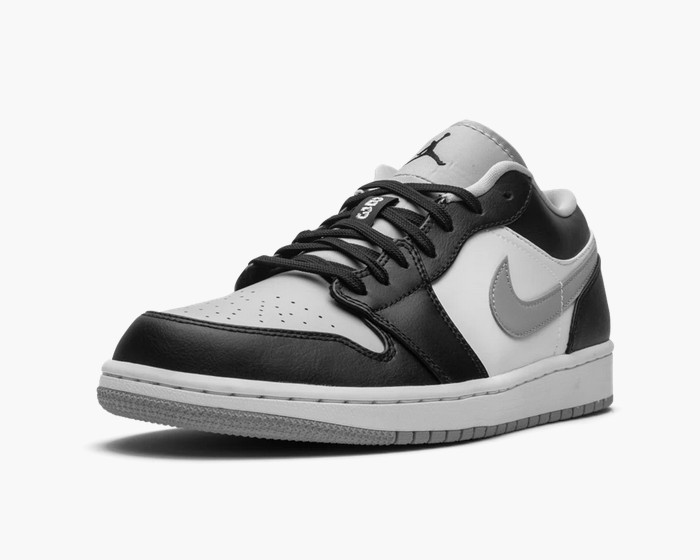 Air Jordan 1 Low Light Smoke Grey Black White Mens Shoes 553558-039 ...