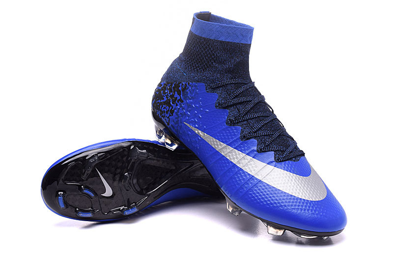 Nike Mercurial Superfly CR7 FG High Soccers Football Shoes Space Blue ...