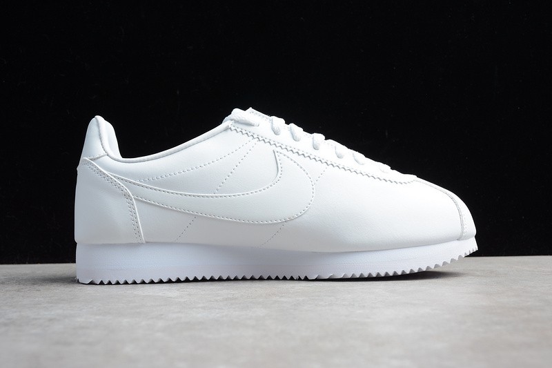 Nike Classic Cortez Leather All White Total 807471-102 - Sepsale