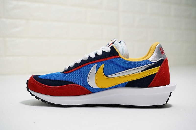nike red yellow blue