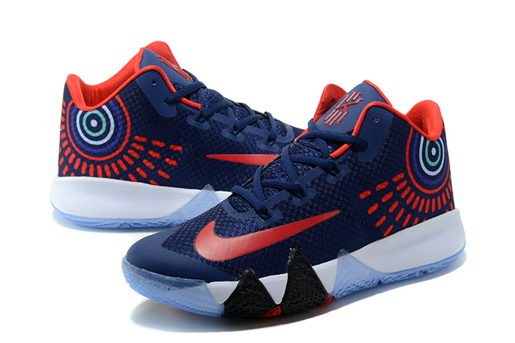 red white and blue kyrie 4