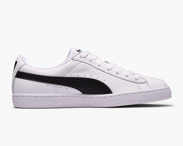 puma basket classic lfs white black