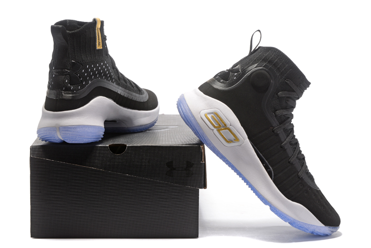 curry 4 high black and gold